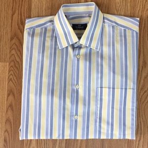 Turrau Brand Yellow & Blue Dress Shirt - NWOT